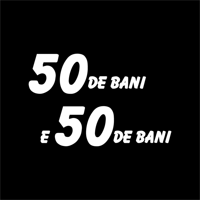 Sticker Auto Rezervor - 50 de bani e 50 de bani [2]