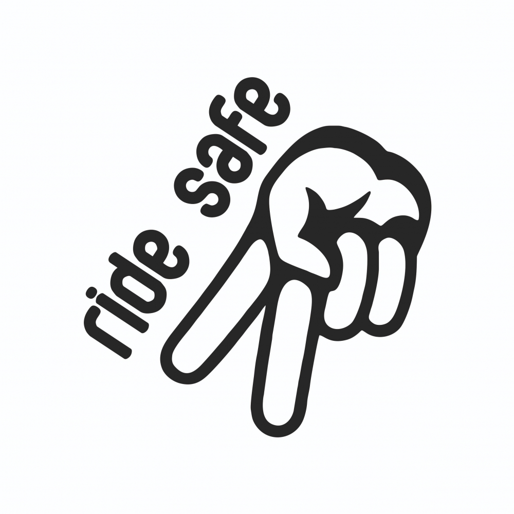 Sticker Auto - Ride Safe [2]