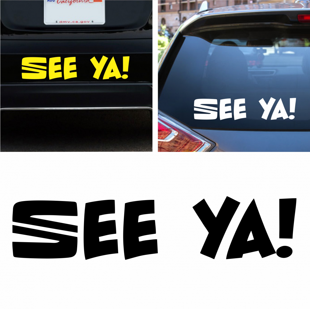 Sticker Auto - Seat See Ya! [1]