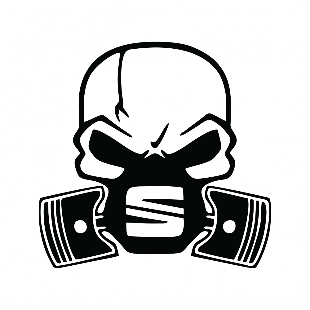 Sticker Auto - Seat Skull [2]