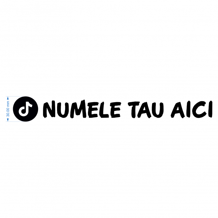 Sticker Auto Social Media - Sticker Tiktok Personalizat 2 [2]