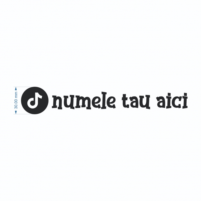 Sticker Auto Social Media - Sticker Tiktok Personalizat [2]