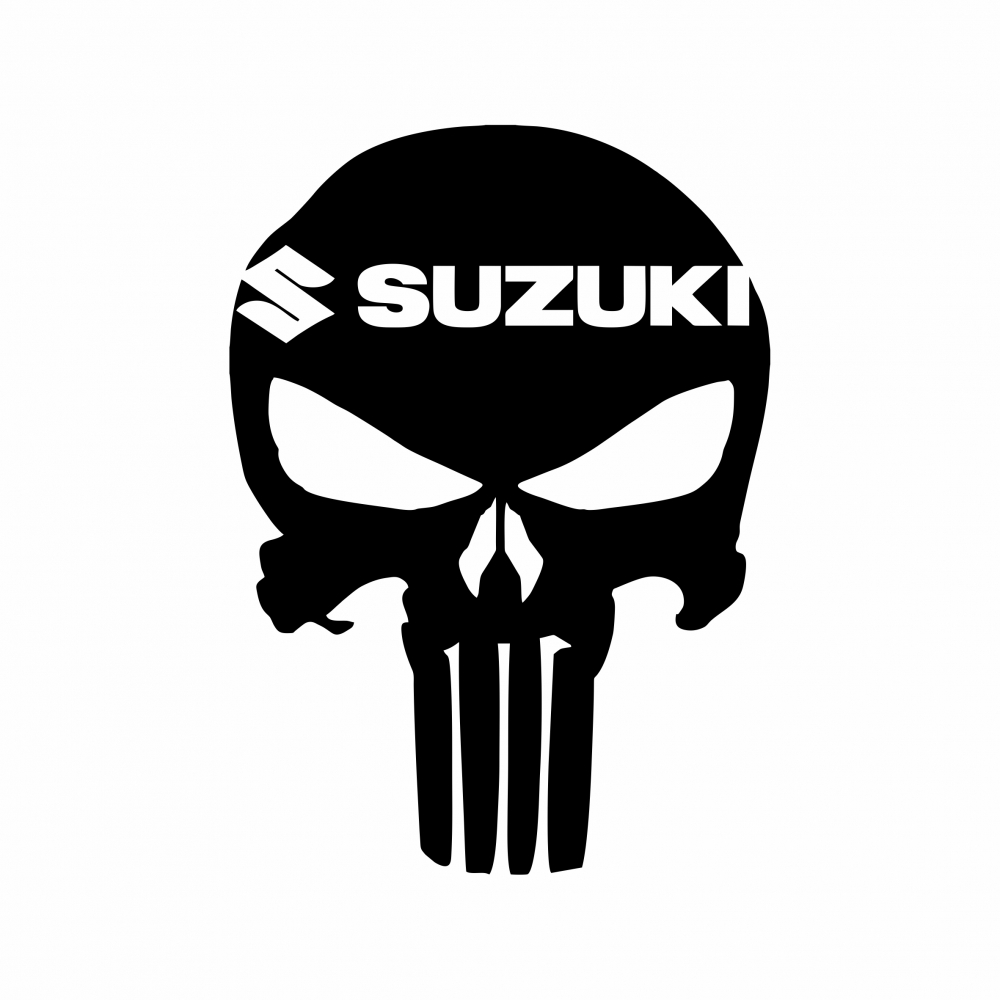 Sticker Auto - Suzuki Skull [2]