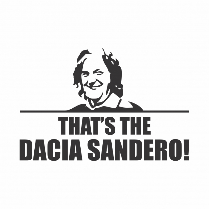 Sticker Auto - That's the new dacia sandero [2]