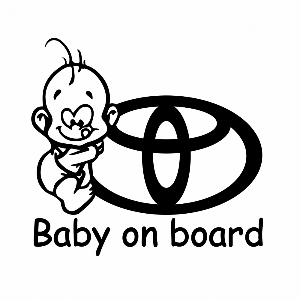 Sticker Auto Toyota - Baby on board [2]
