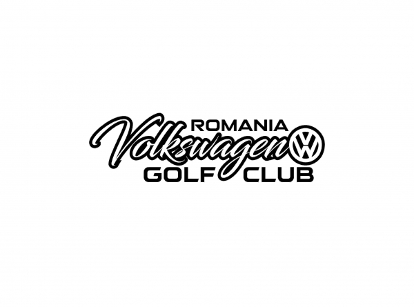 Sticker auto VW Golf Club Romania [1]