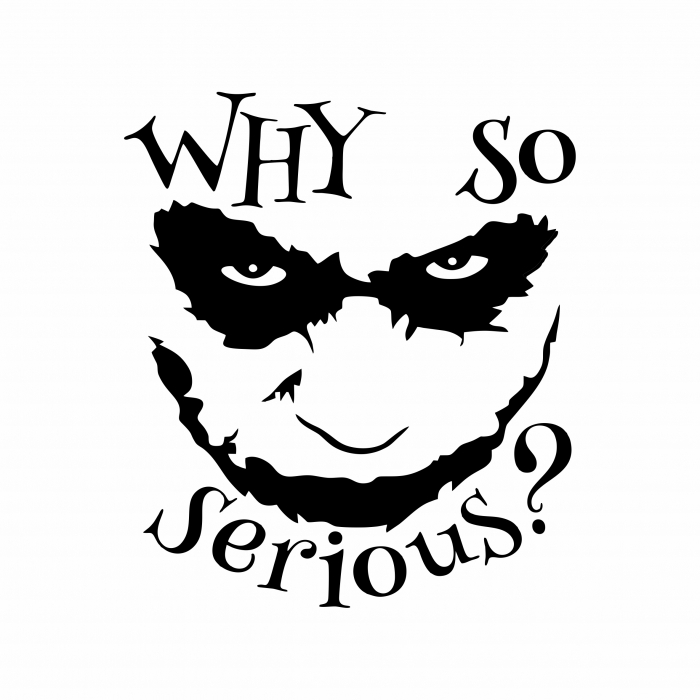 Sticker Auto - Why so serious joker [2]