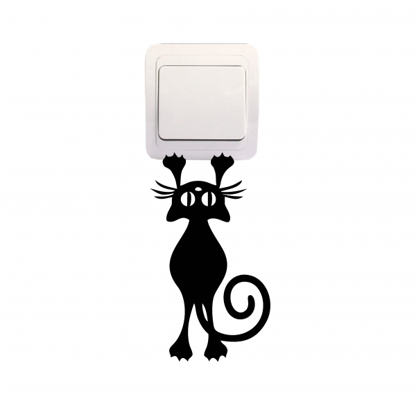 Sticker Decorativ Intrerupator - Pisica 4 [1]