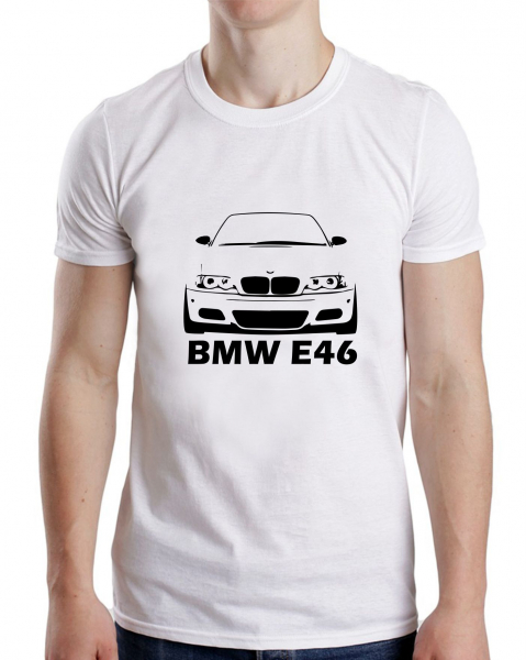 Tricou Auto Personalizat - BMW E46 cu nume sau numar [2]