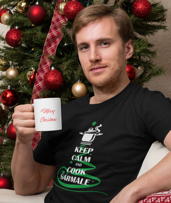 Tricou Craciun - Keep Calm Sarmale [2]
