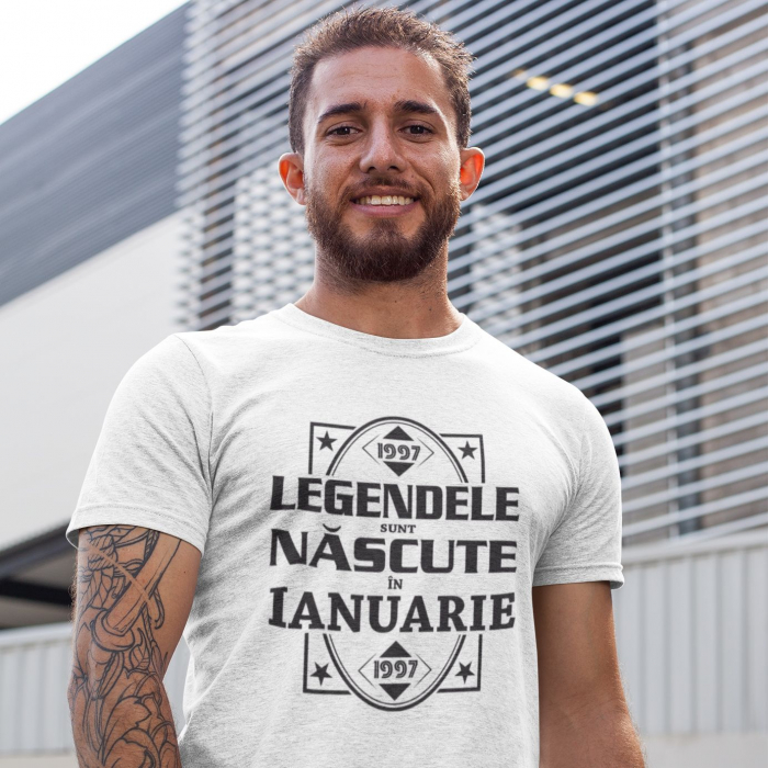 Tricou Personalizat Aniversar - Legendele sunt nascute in anul si luna.... [2]
