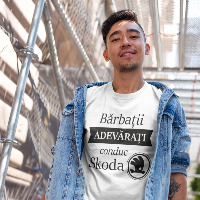 Tricou Personalizat Auto - Barbatii Adevarati Conduc Skoda [2]