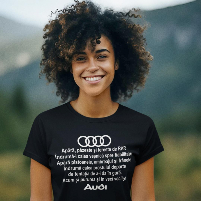 Tricou Personalizat Auto - Rugaciune AUDI [2]