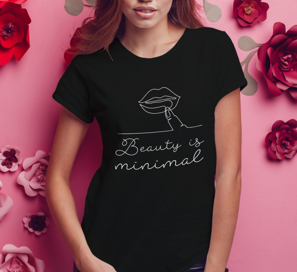 Tricou Personalizat - Beauty Is Minimal [1]