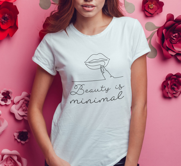 Tricou Personalizat - Beauty Is Minimal [2]