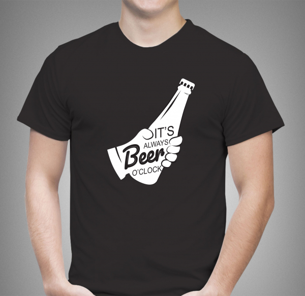 Tricou Personalizat Bere - It's Always Beer O'Clock [1]