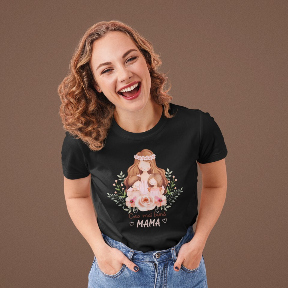 Tricou Personalizat - Cea mai buna mama de baiat si fata [4]