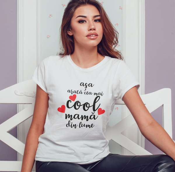 Tricou Personalizat - Asa Arata Cea Mai Cool Mama [3]