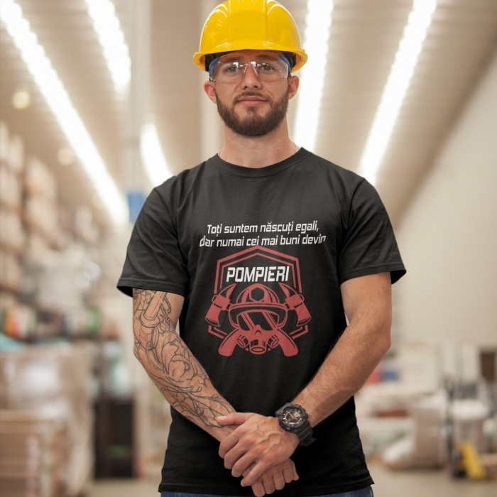 Tricou Personalizat - Cei Mai Buni Devin Pompieri [2]