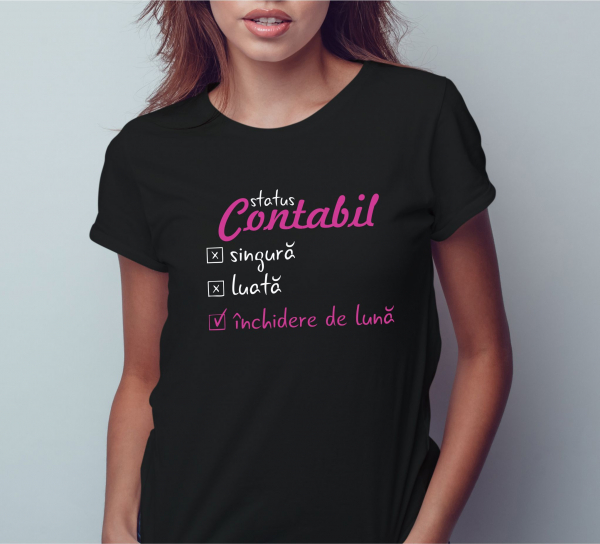 Tricou Personalizat Contabil - Inchidere De Luna [3]