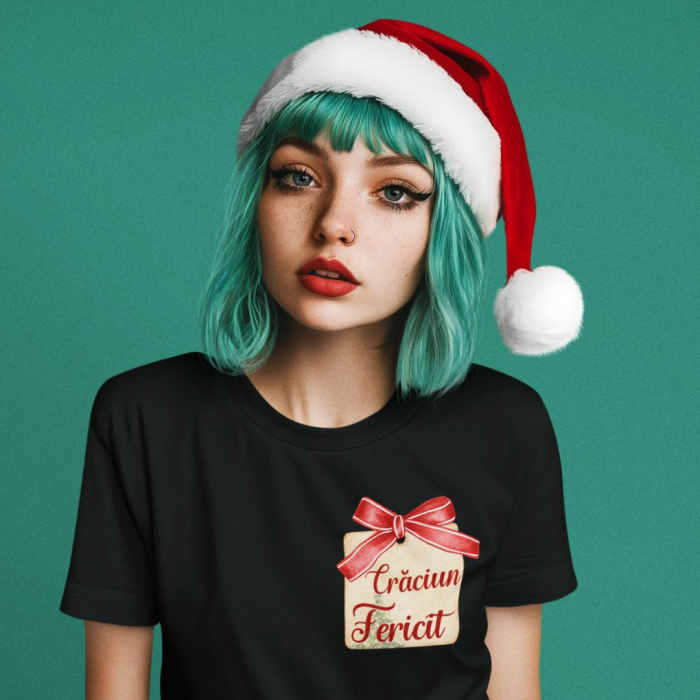 Tricou personalizat - Craciun fericit Biletel [1]