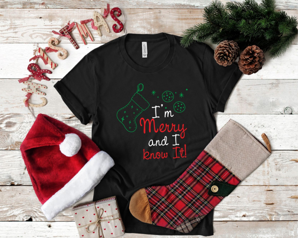 Tricou Personalizat Craciun - IÈ›m Merry And I Know It [2]