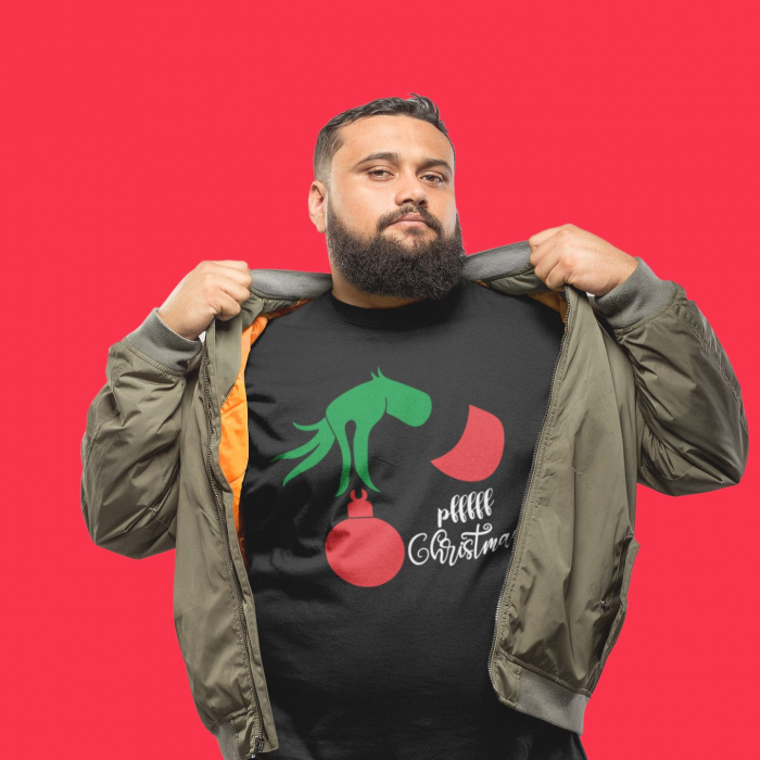 Tricou Personalizat Craciun - Pfff Christmas Grinch [2]