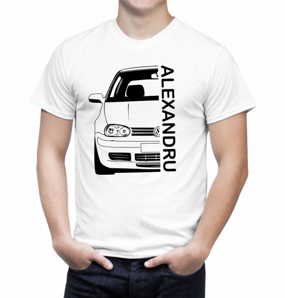 Tricou Personalizat cu nume sau numar auto - Volkswagen Golf IV [3]