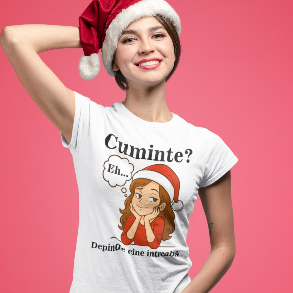 Tricou personalizat - Cuminte? Depinde cine intreaba [1]