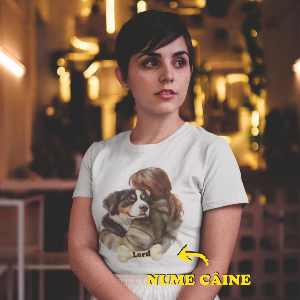 Tricou personalizat - Dog mom - Bernese [1]