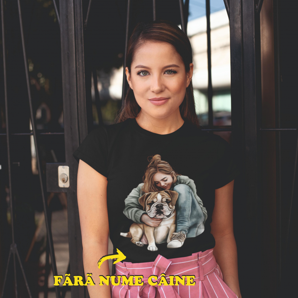 Tricou personalizat - Dog mom - Bulldog [2]