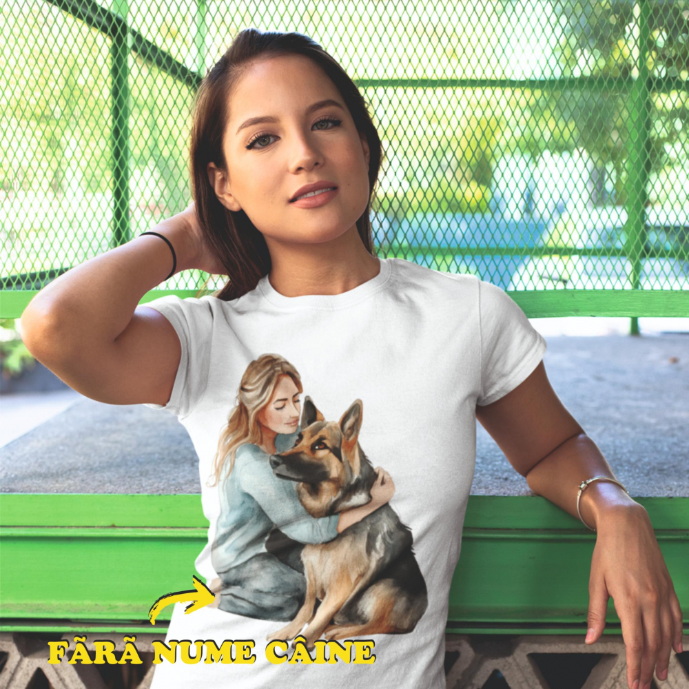 Tricou personalizat - Dog mom - German Shepherd [2]