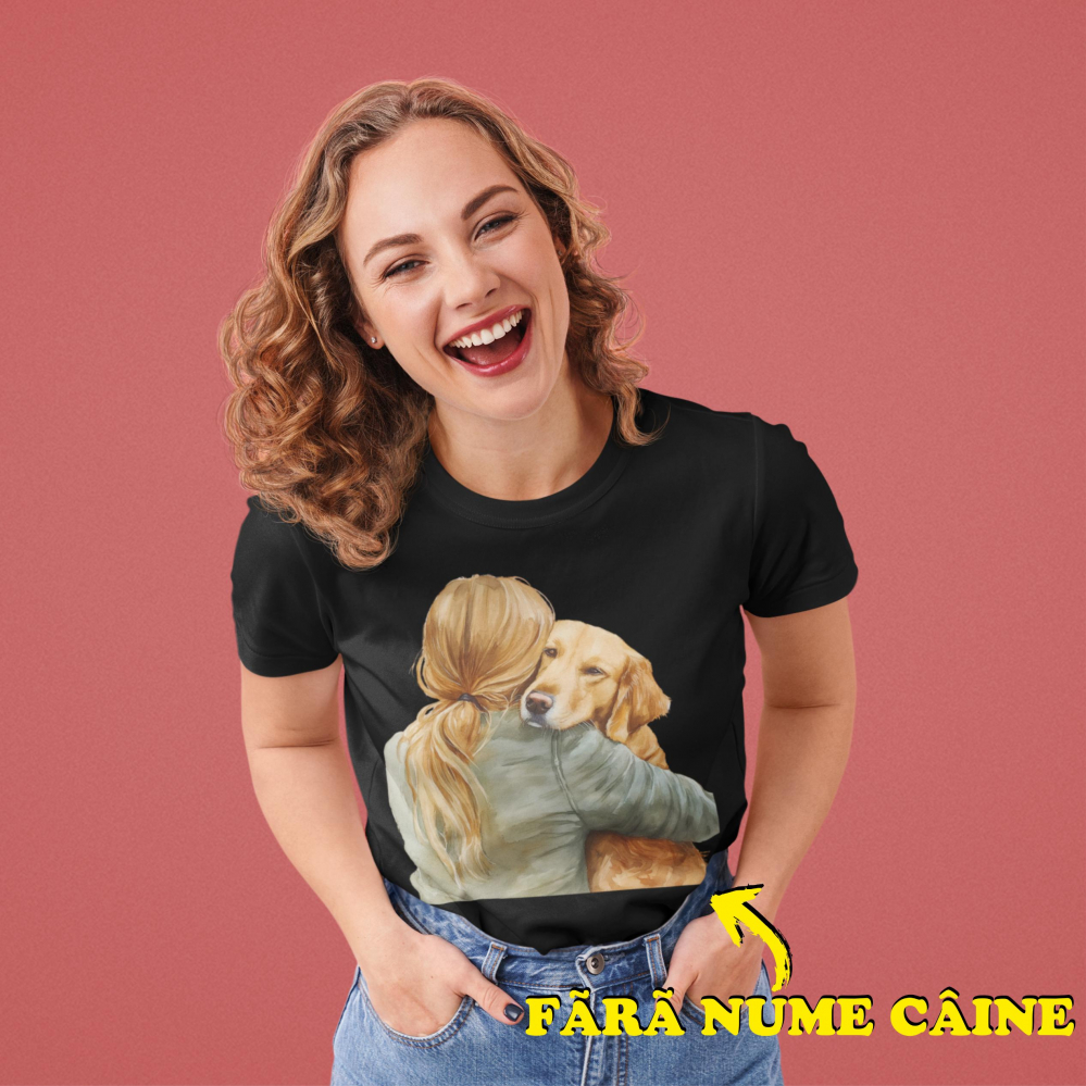 Tricou personalizat - Dog mom - Golden retriever [2]
