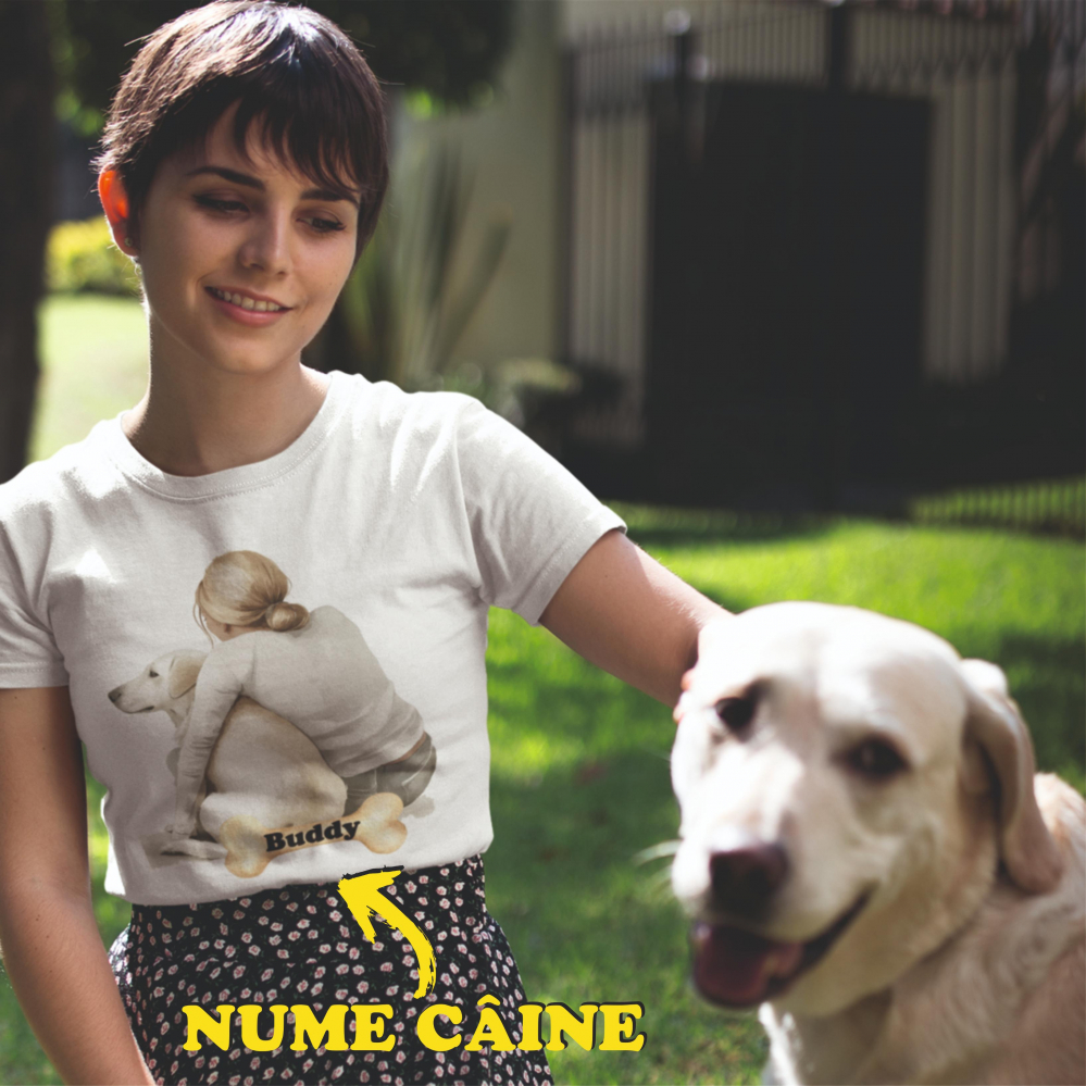 Tricou personalizat - Dog mom - Labrador [1]