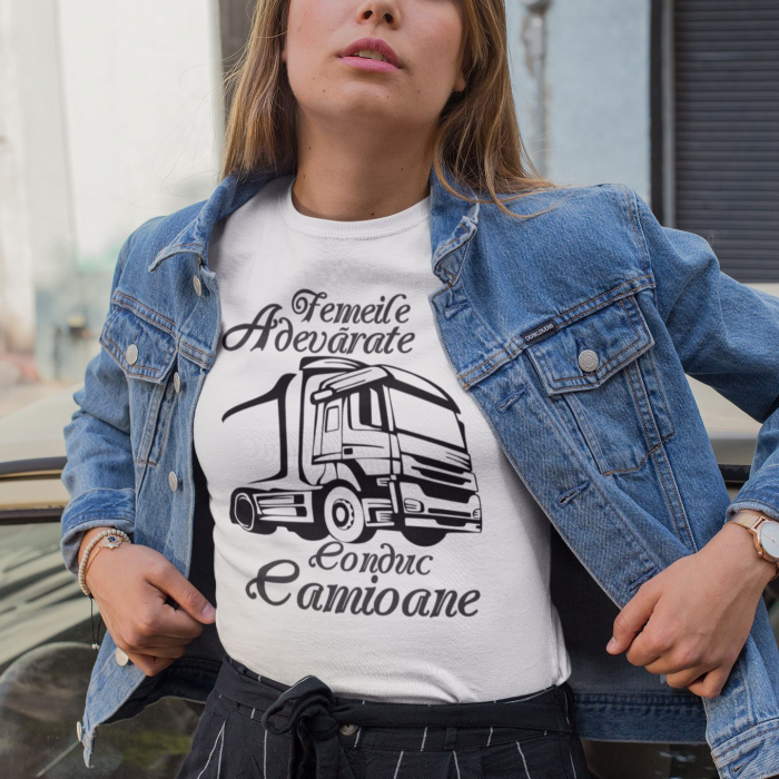 Tricou Personalizat - Femeile Adevarate Conduc Camioane [2]