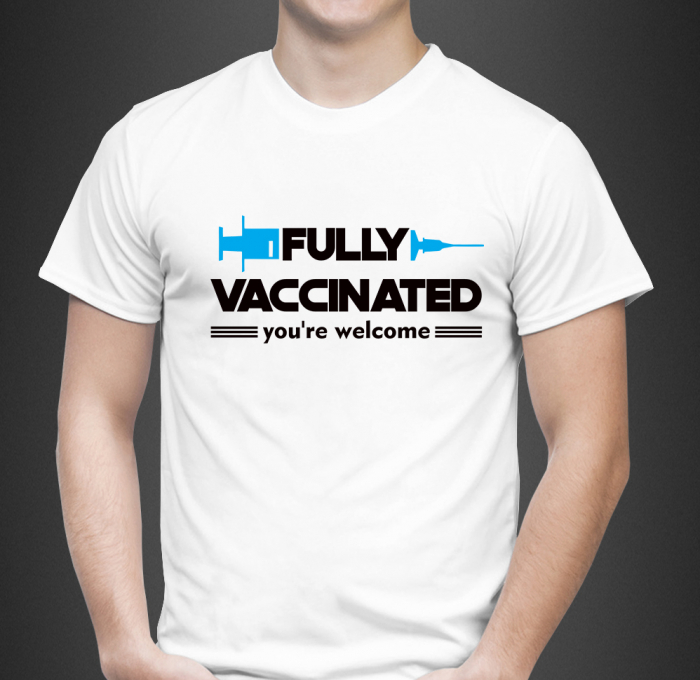 Tricou Personalizat - Fully vaccinated [2]