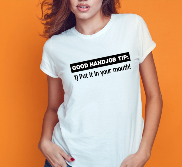 Tricou Personalizat Funny - Handjob Tip [2]