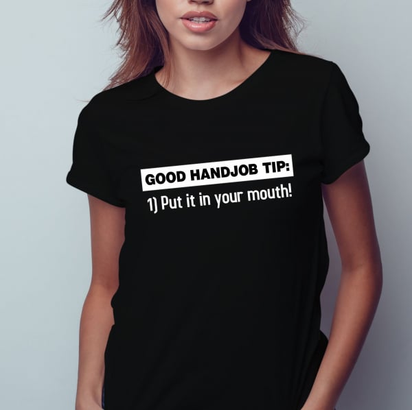 Tricou Personalizat Funny - Handjob Tip [1]