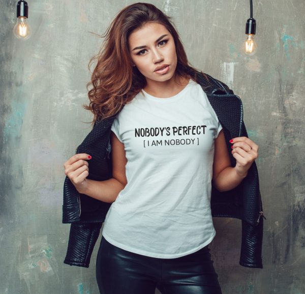 Tricou Personalizat Funny - Nobody's Perfect - I Am Nobody [2]