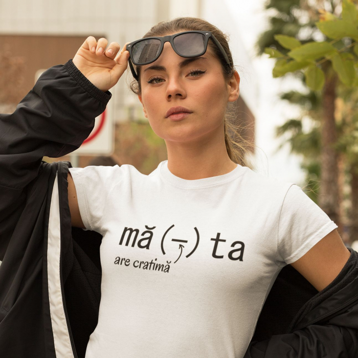 Tricou Personalizat Grammar Nazi - Ma-ta Are Cratima [2]