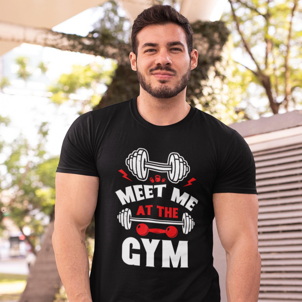 Tricou personalizat - GYM - Meet me at the gym [2]