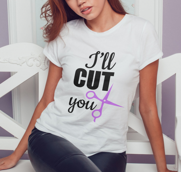 Tricou Personalizat Hair Stylist - I'll Cut You [2]