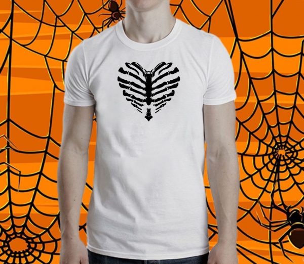 Tricou Personalizat Halloween - Bone Heart [2]