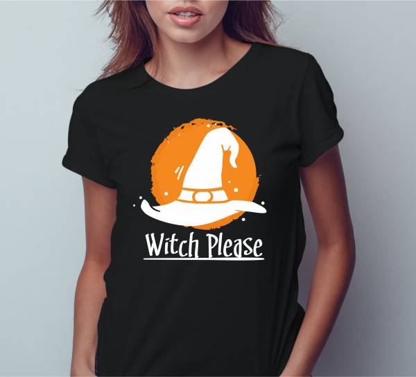 Tricou Personalizat Halloween - Witch Please [2]