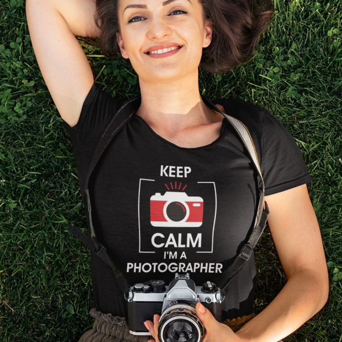 Tricou Personalizat - Keep Calm I'm A Photographer [2]