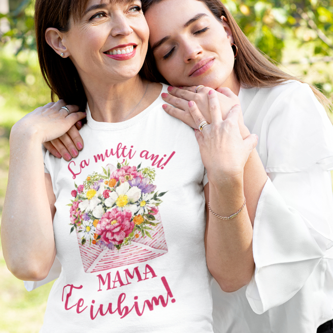 Tricou Personalizat - La multi ani mama te iubim [2]