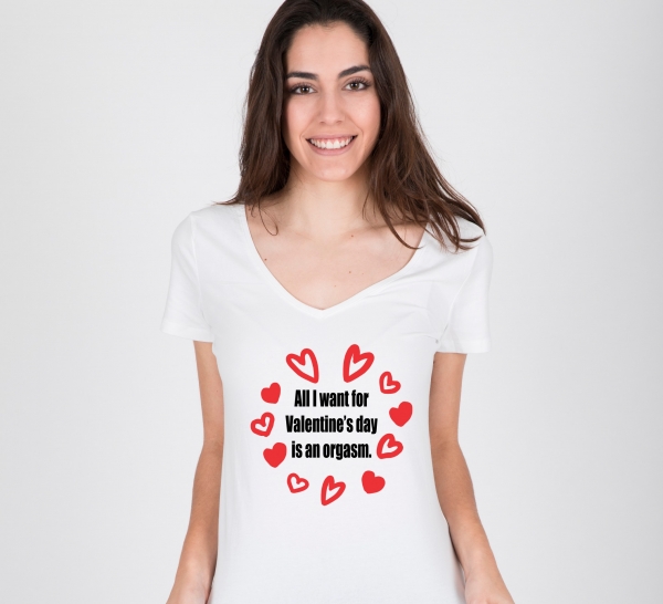 Tricou Personalizat - All I want for Valentine's Day [2]
