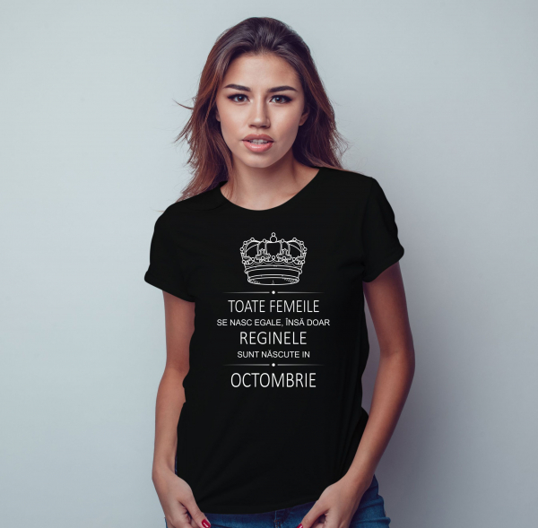Tricou Personalizat - Reginele Sunt Nascute In [2]