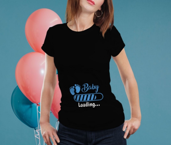 Tricou Personalizat Mamica - Baby Loading Baietel 1 [2]