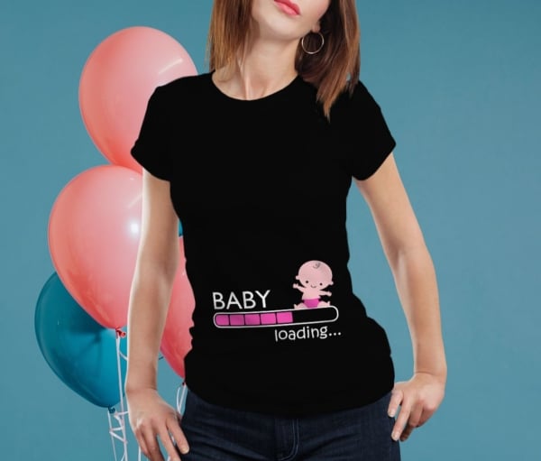 Tricou Personalizat Mamica - Baby Loading Fetita 2 [1]